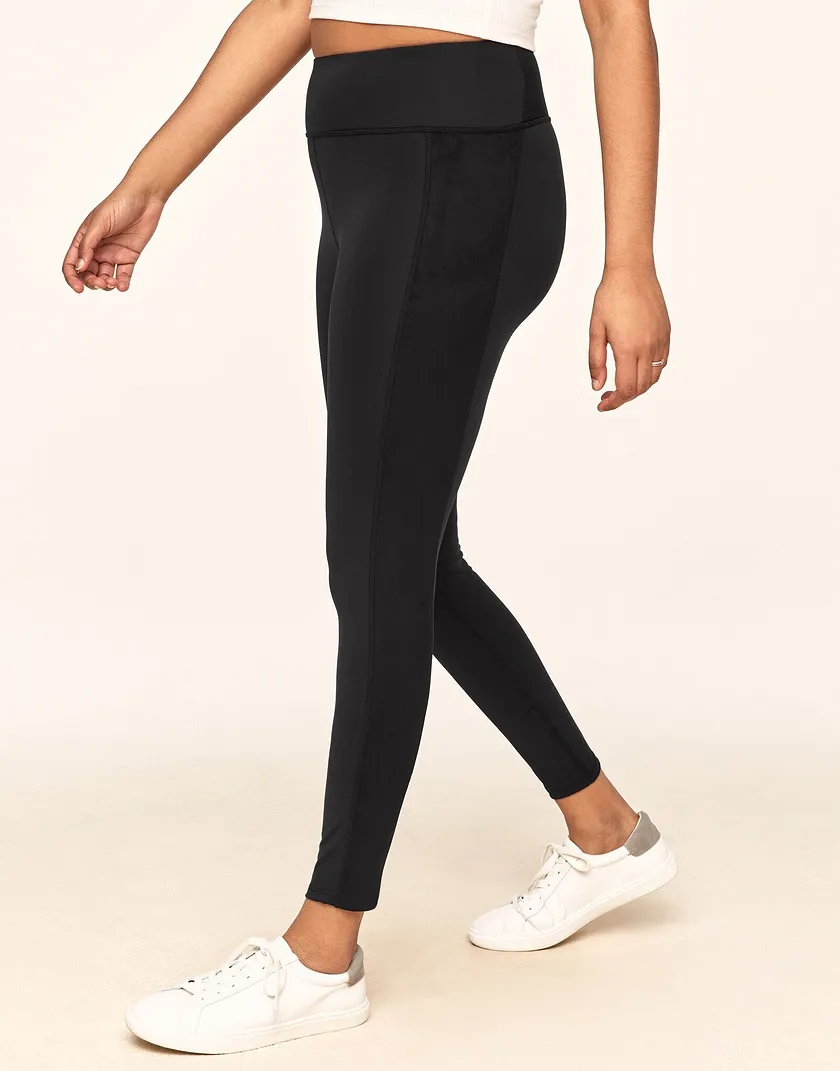 Samantha Suede Legging Black activewear bundle Model 2