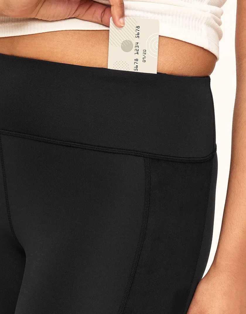 Samantha Suede Legging Black activewear bundle Model 5