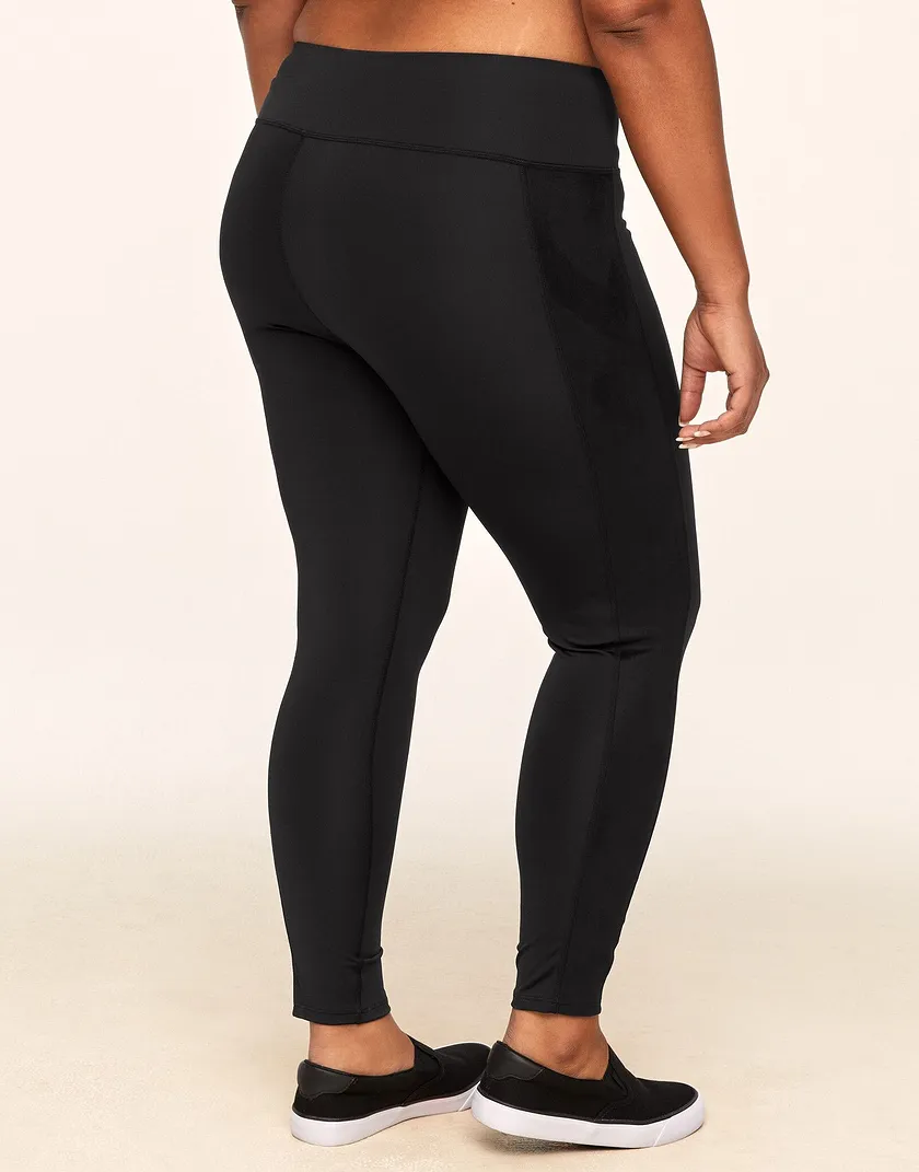 Samantha Suede Legging Black Plus activewear bundle Model 6