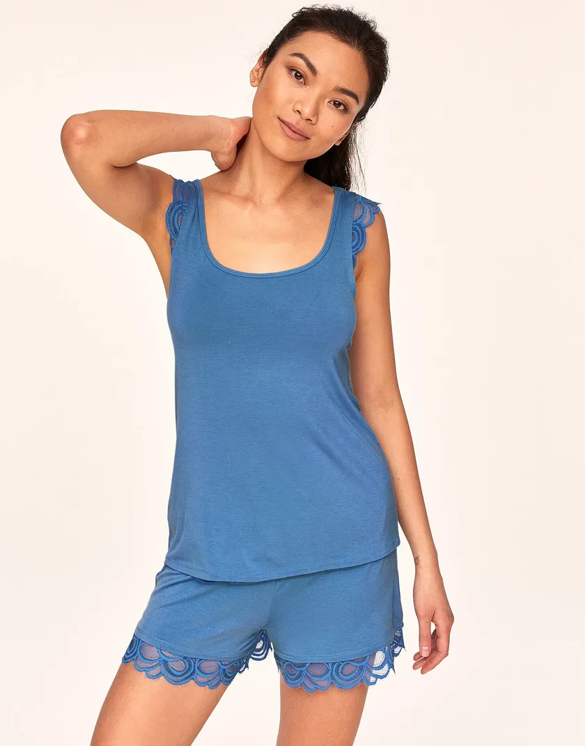 Alaina Dark Blue sleepwear bundle Model 4