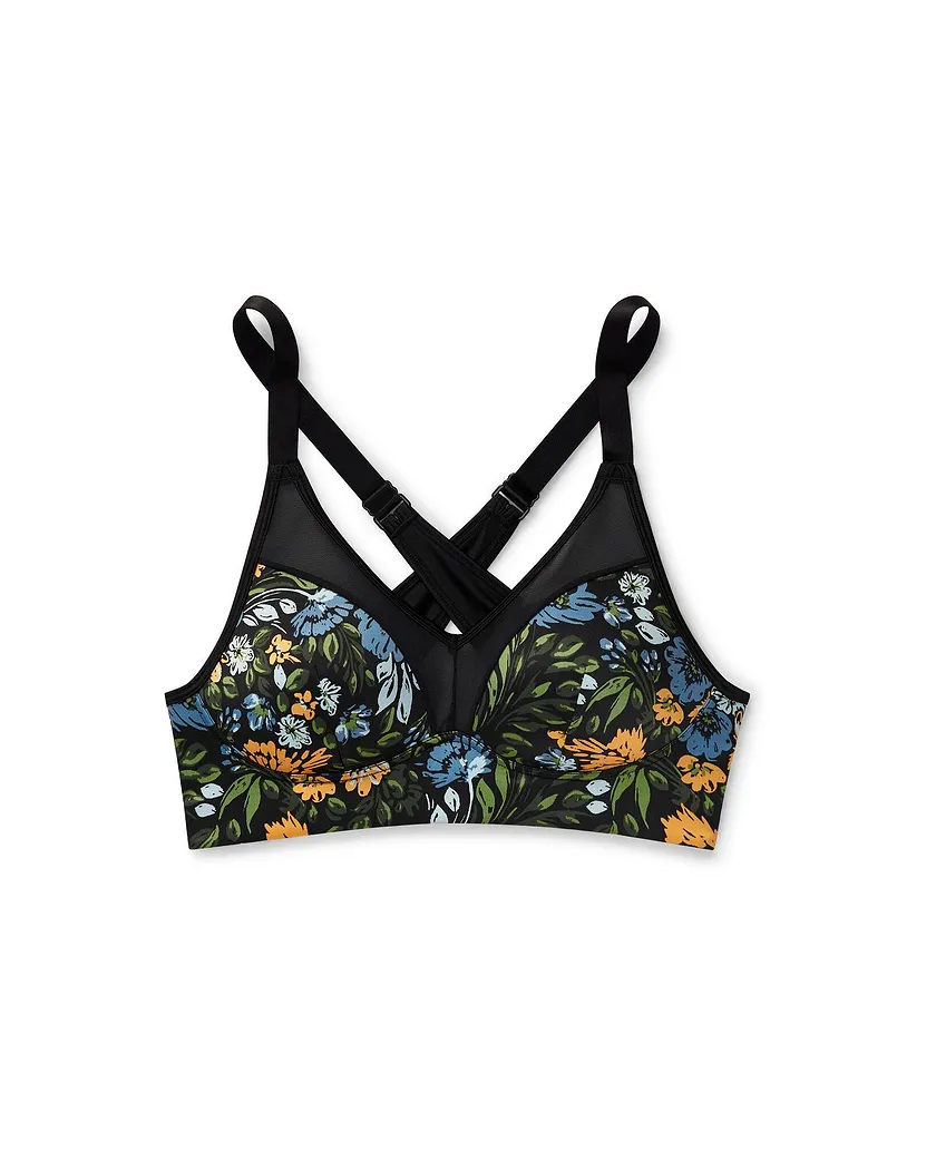 Ariza Floral Black Lightly Lined activewear bundle Still 3
