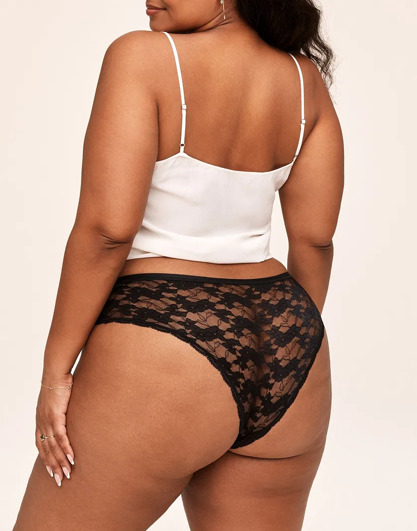 Deirdre Cheeky Black Plus panty bundle Model 2