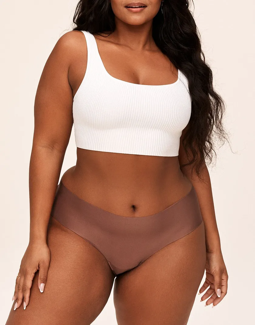 Leto Hipster Dark Brown Plus panty bundle Model 5