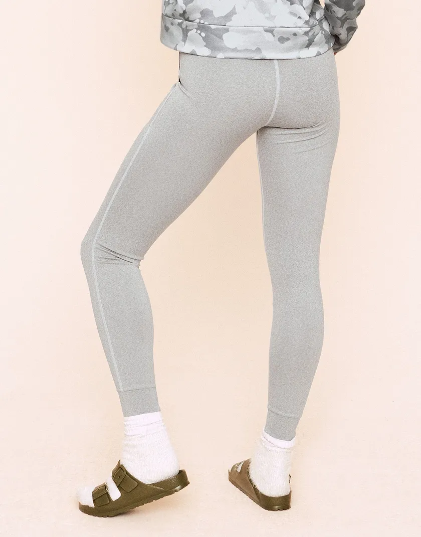 Jenesis Fitted Legging Gray activewear bundle Model 6