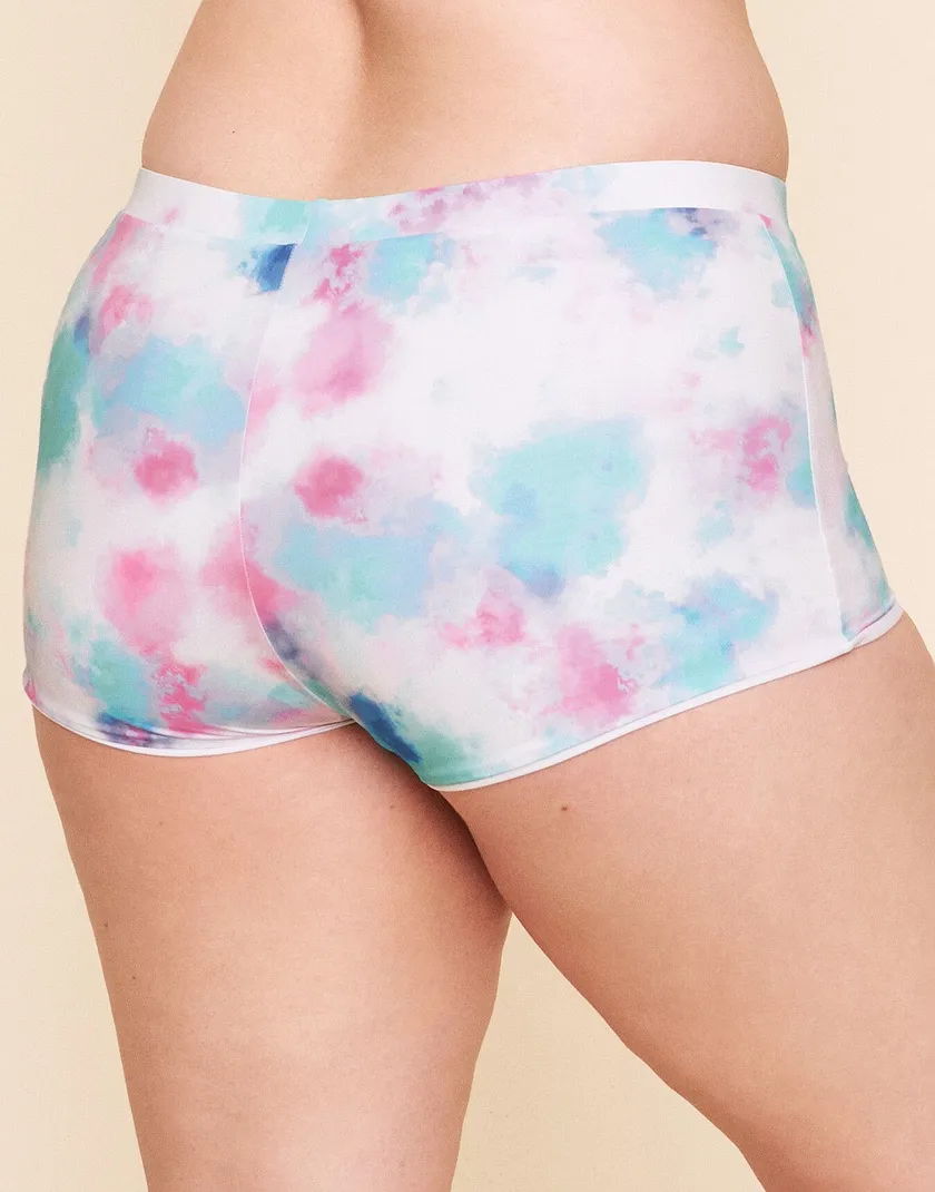 Madisyn Reversible Short Tie Dye Purple Plus swimwear bundle Model 5