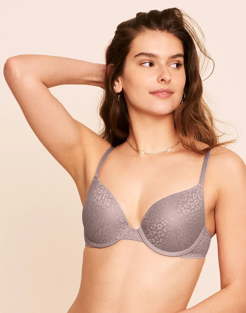 Dayana Lace Push Up Bra Medium Beige Push Up bra bundle Model 1