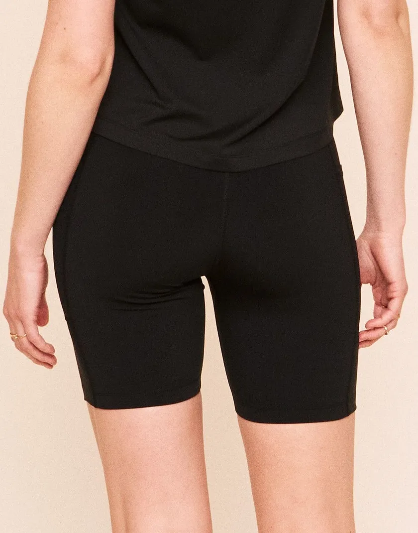 Anais High Waisted Short Black activewear bundle Model 6