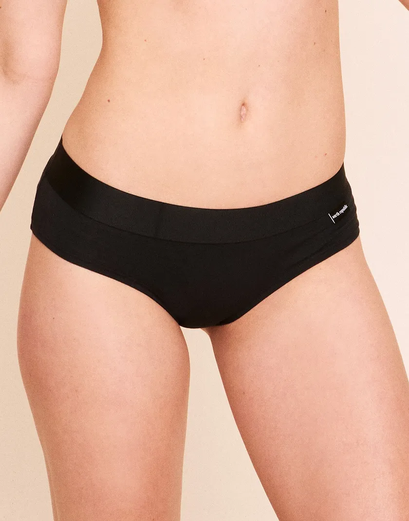 Hayden Cotton Hipster Black panty bundle Model 5