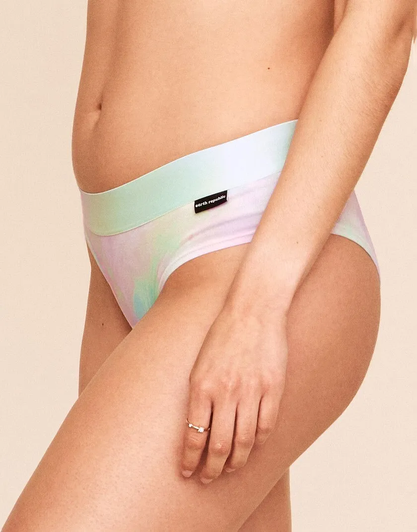 Hayden Cotton Hipster Tie Dye Blue panty bundle Model 5