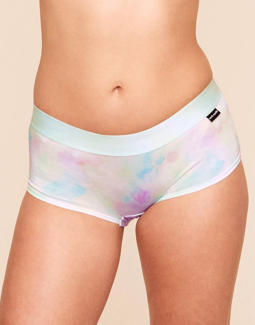 Harper Cotton Shortie Tie Dye Blue panty bundle Model 5