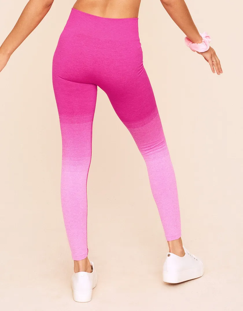 Lilah Ombre Full Legging Pink activewear bundle Model 4