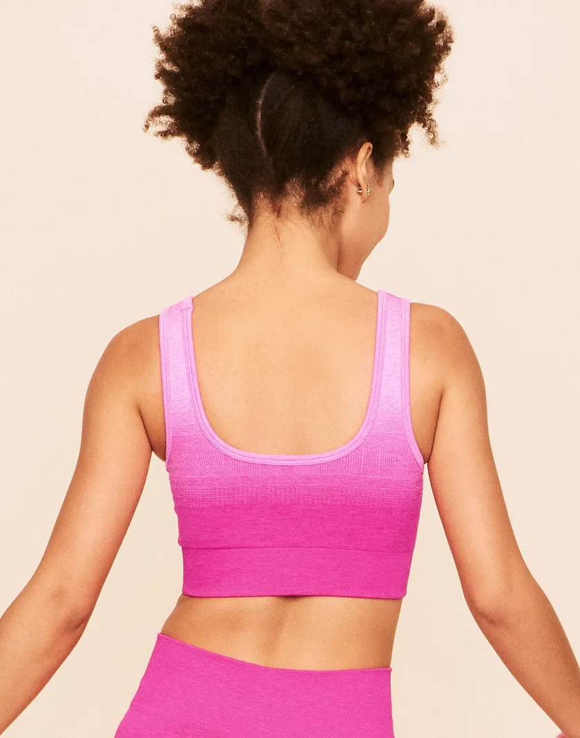 Maeve Ombre Sports Bra Pink Contour activewear bundle Model 4