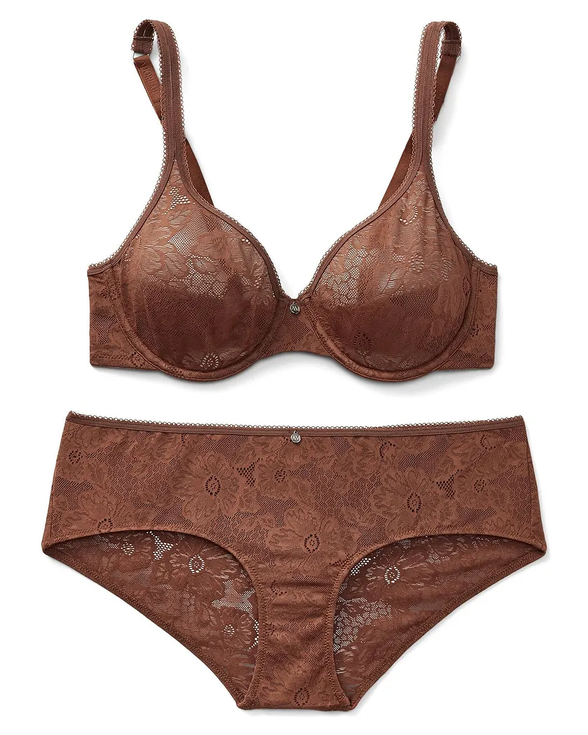 Celestine Dark Brown 6 Unlined bra bundle Still 2