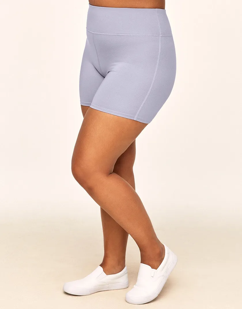 Haley Heather Shorty Purple Plus activewear bundle Model 2