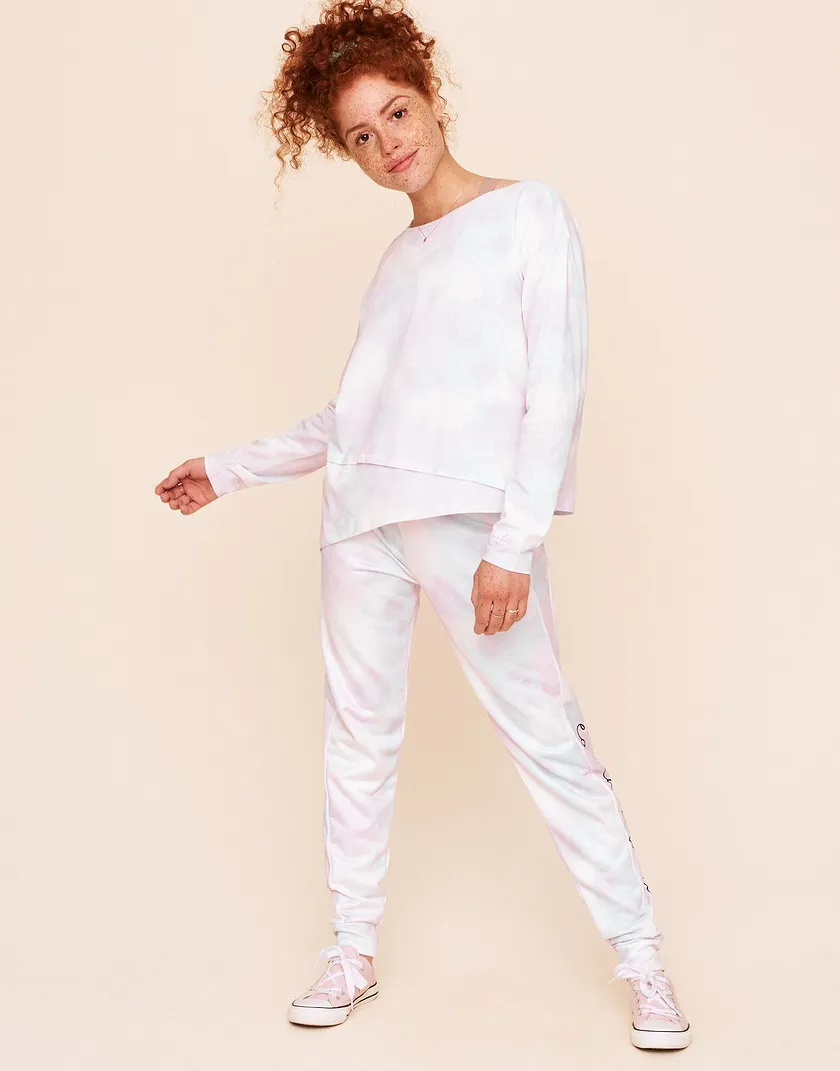 Robin Top Tie Dye Pink activewear bundle Model 6