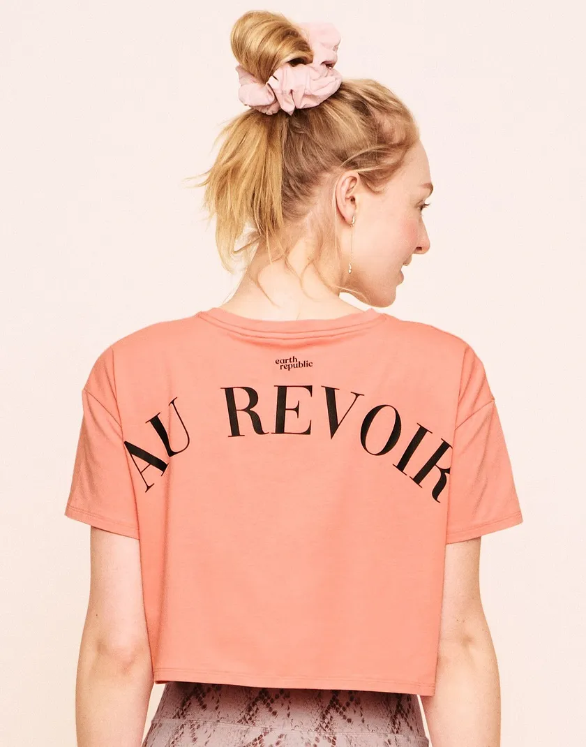 Austyn Top Convo Pink activewear bundle Model 4
