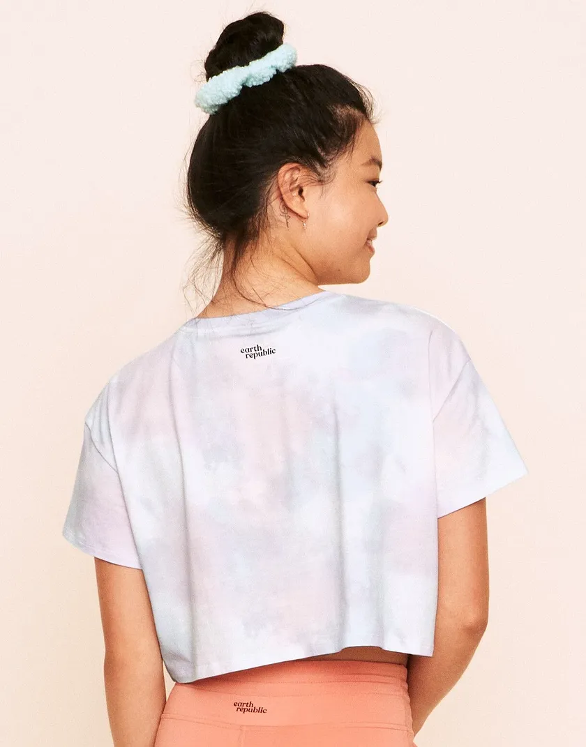 Austyn Top Tie Dye Pink activewear bundle Model 4