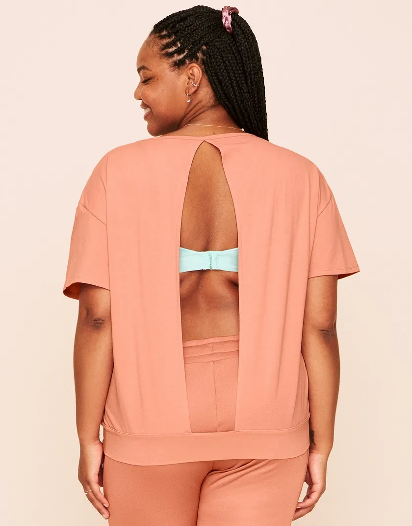 Juniper Top Placement Pink Plus activewear bundle Model 5