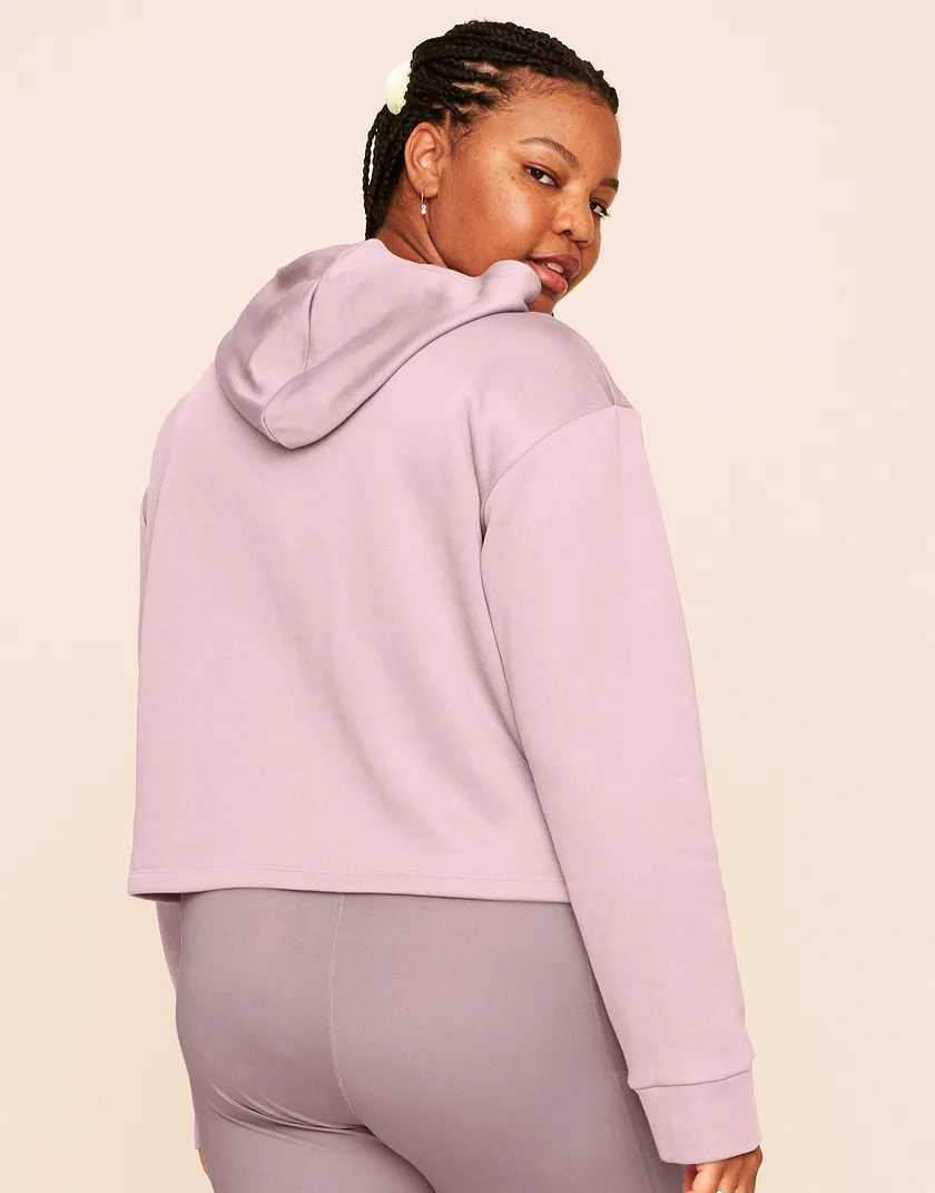 Myah Escape Luxe Hoodie Light Pink Plus activewear bundle Model 5