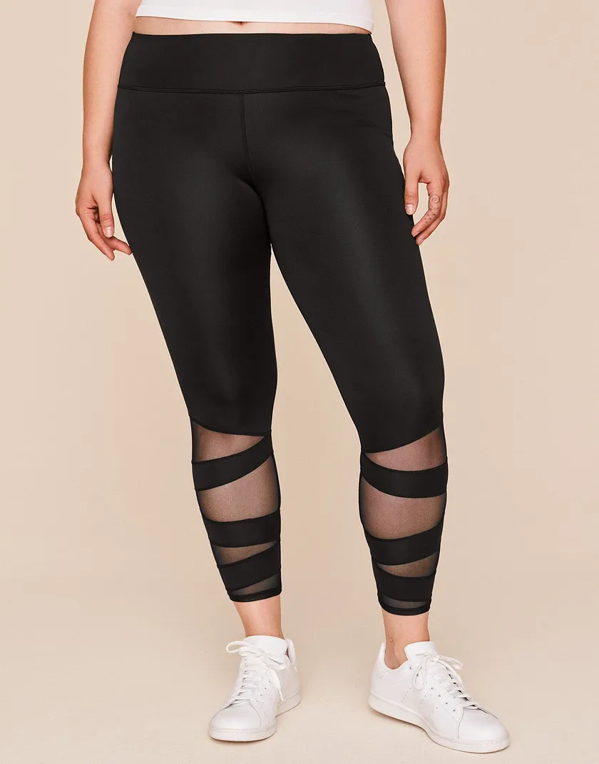 Gianna Legging Black Plus activewear bundle Model 2