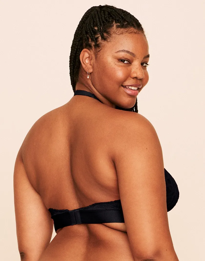 Rylan Halter Bralette Black Plus Lined bra bundle Model 5