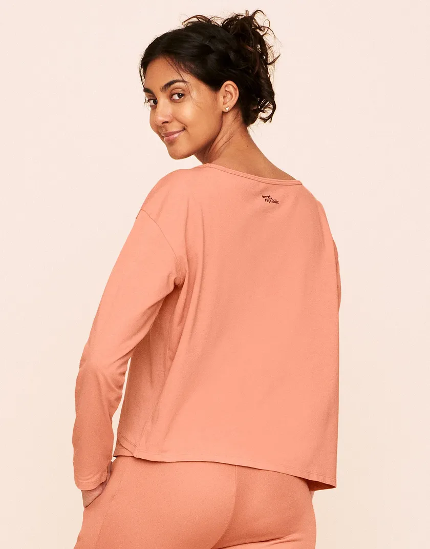Robin Top Placement Pink activewear bundle Model 4