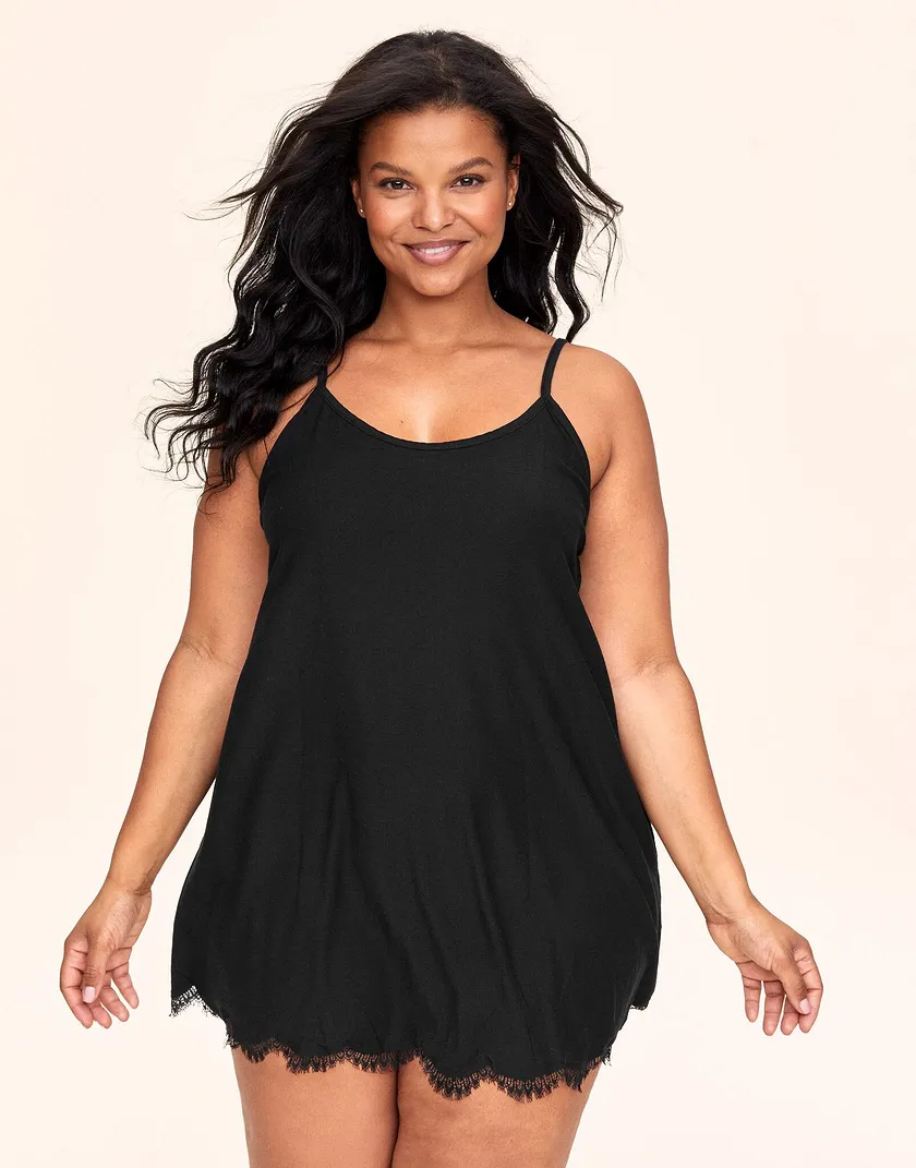 Ellenor Black Plus lingerie bundle Model 4