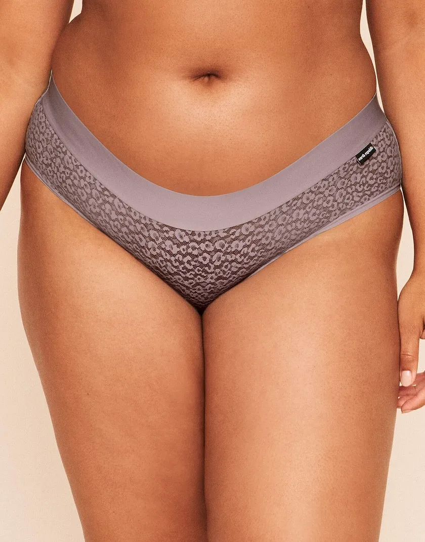 James Lace Hipster Medium Beige Plus panty bundle Model 4