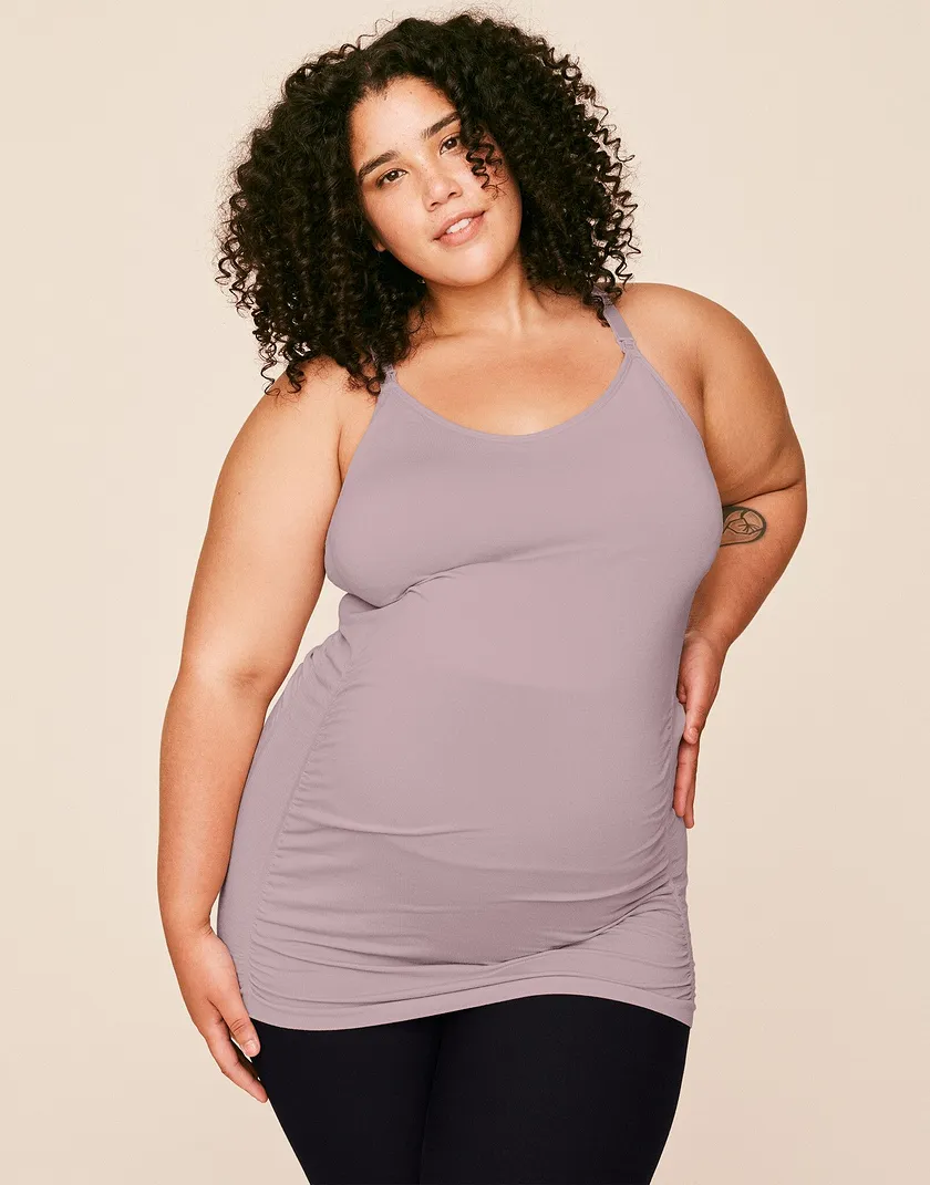 Essential Maternity Nursing Cami Pink Plus athleisure bundle Model 2