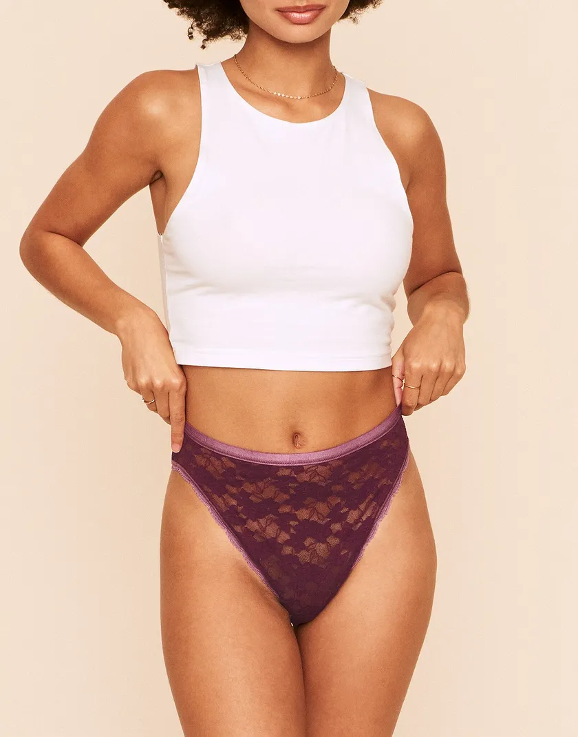 Amylia Brief Dark Purple panty bundle Model 4