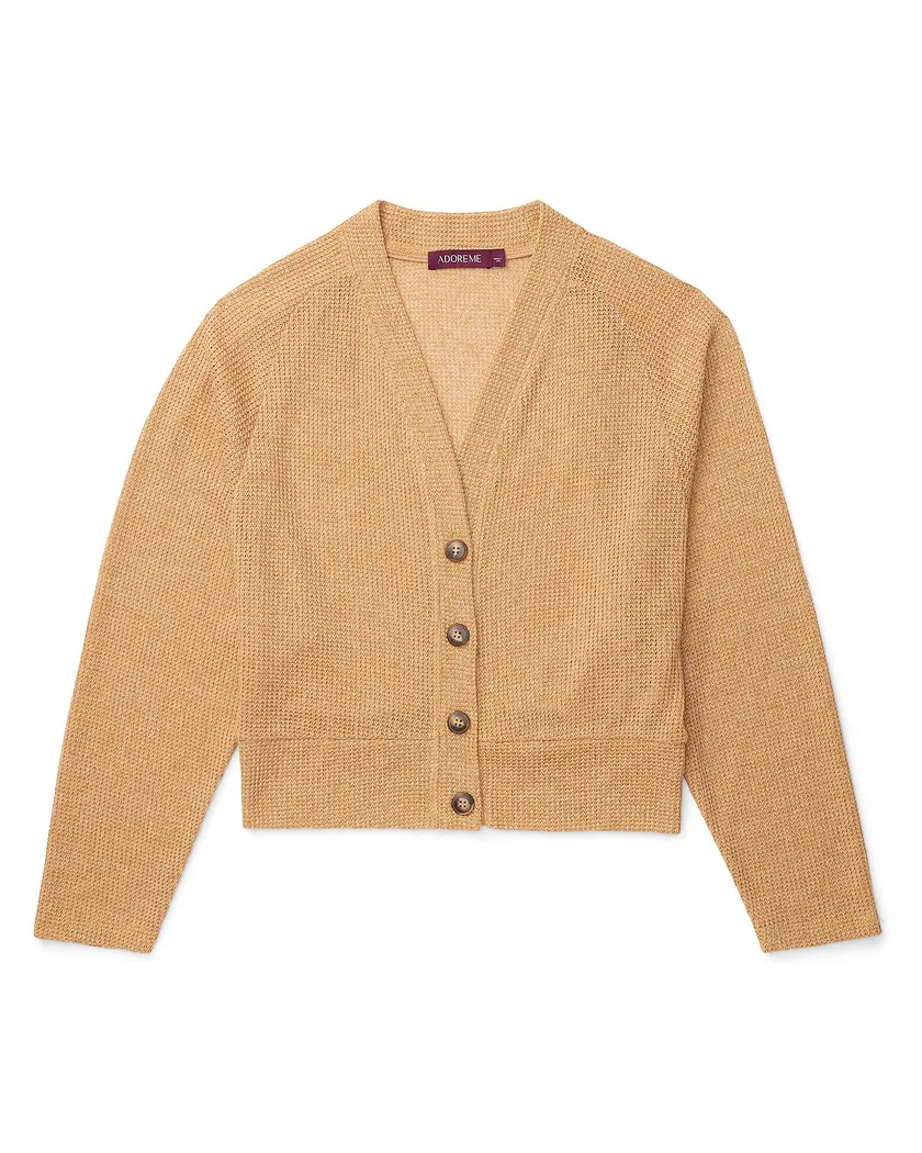 Geri Cardigan Yellow tops bundle Still 3