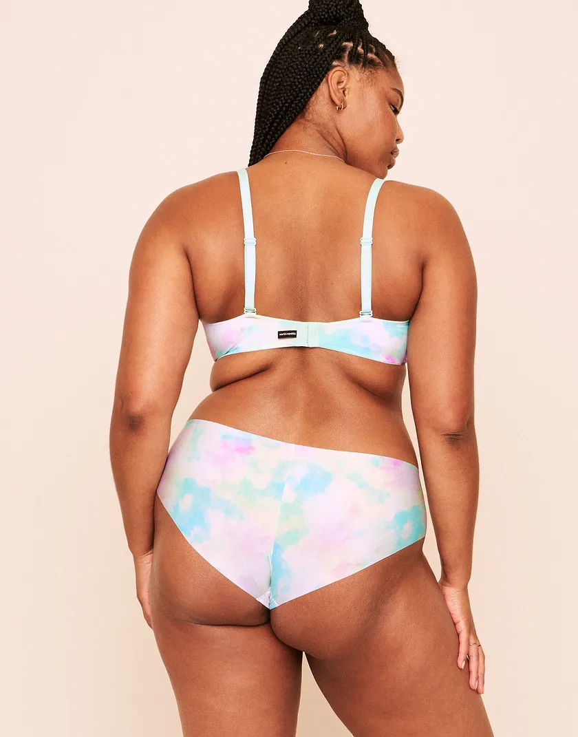 Rory Clean Cut Hipster Tie Dye Blue Plus panty bundle Model 6
