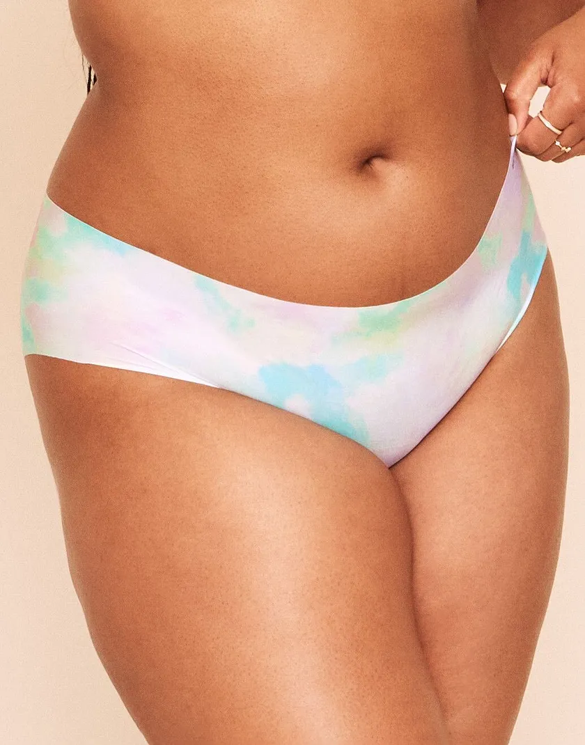 Rory Clean Cut Hipster Tie Dye Blue Plus panty bundle Model 4