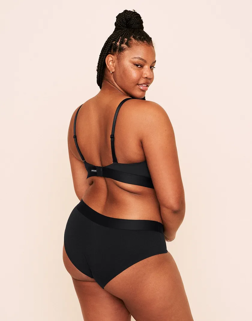 Hayden Cotton Hipster Black Plus panty bundle Model 6