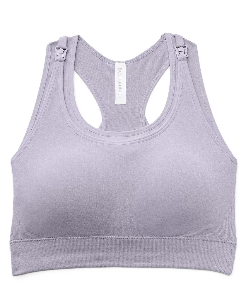 Maternity Nursing/Pump Bra Purple bra bundle Still 3