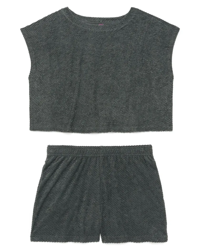 Amina Dark Gray lounge bundle Still 2