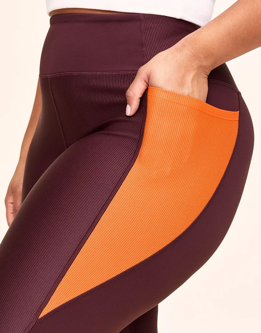 Bailey Brushed Crop Red Plus activewear bundle Model 5