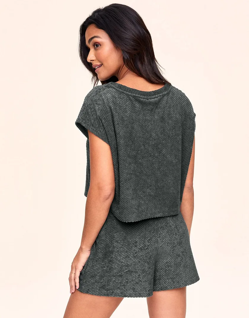 Amina Dark Gray lounge bundle Model 4