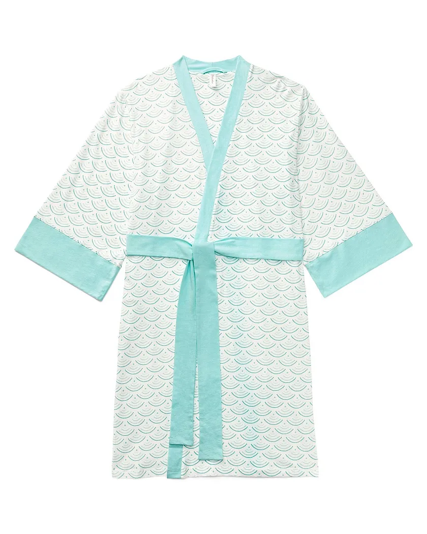 Hana Robe Geo White sleepwear bundle Still 2