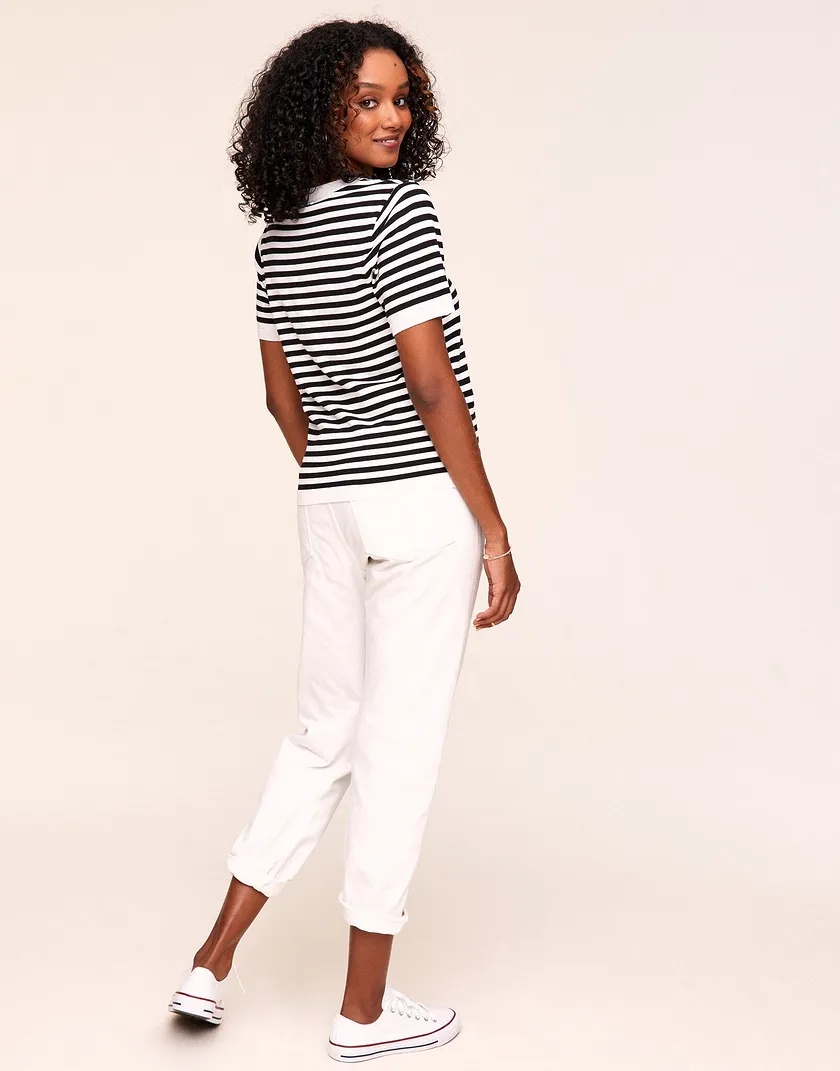 Princeton Sweater Stripe White tops bundle Model 6