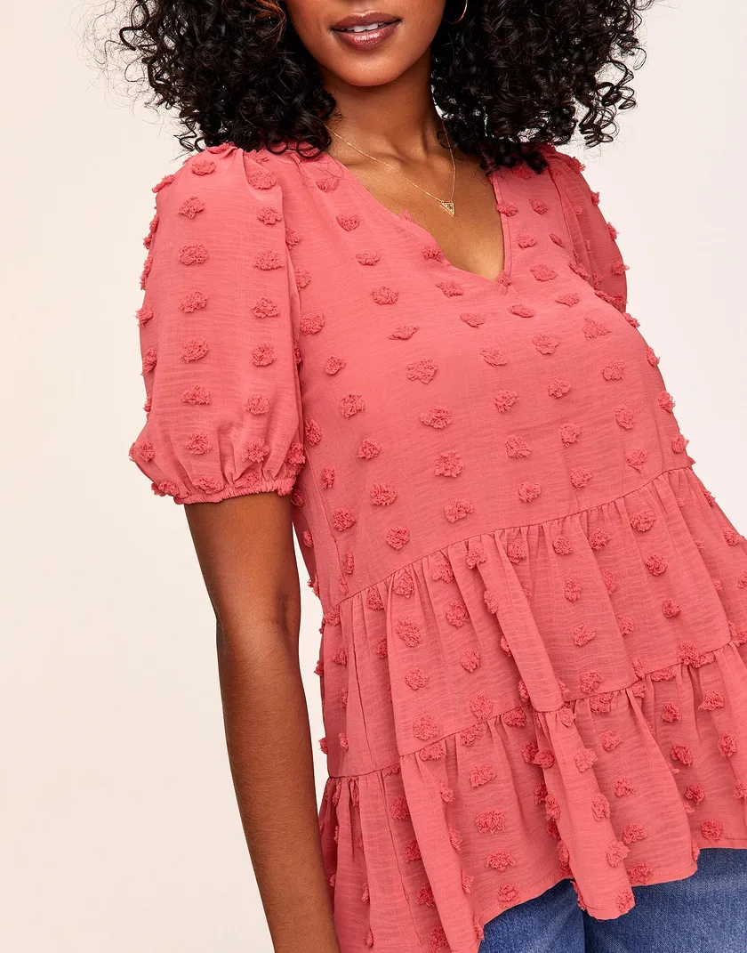 Bloomingdale Top Dark Pink tops bundle Model 4