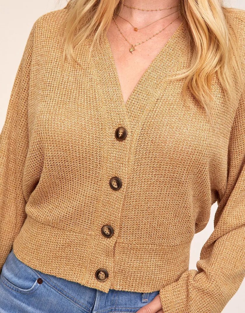 Geri Cardigan Yellow tops bundle Model 2