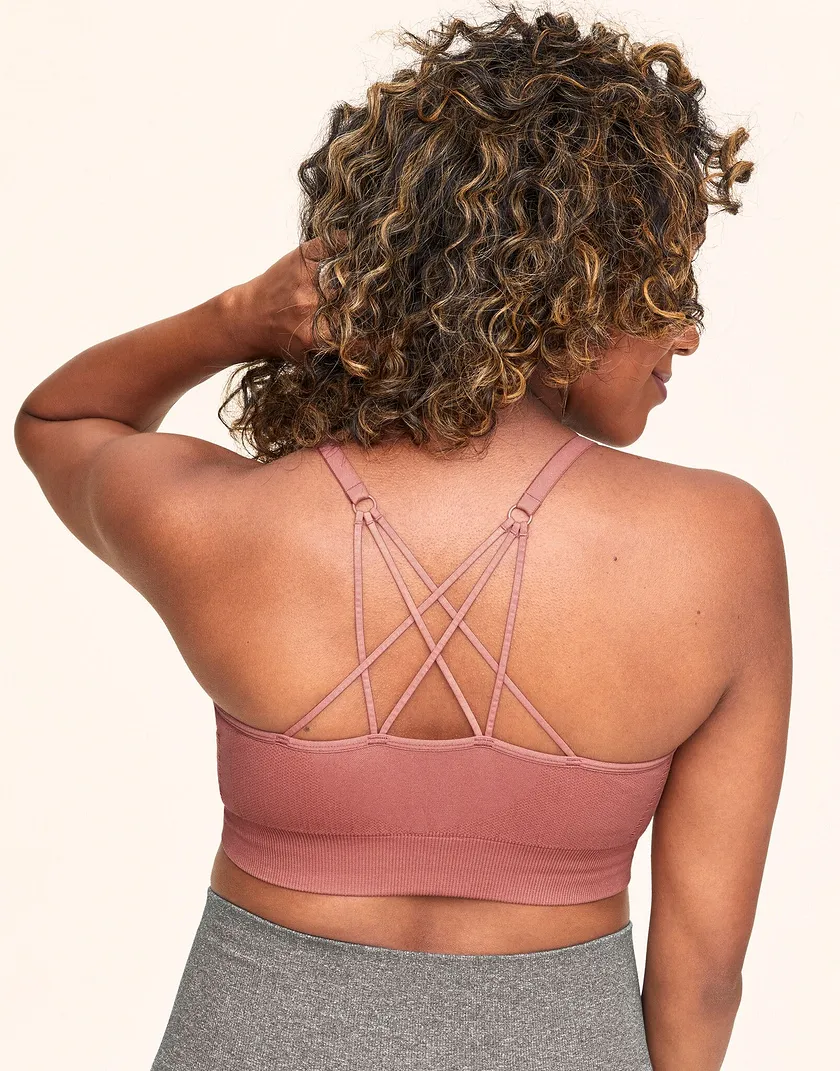 Athena Nursing Bra Medium Pink activewear bundle Model 4