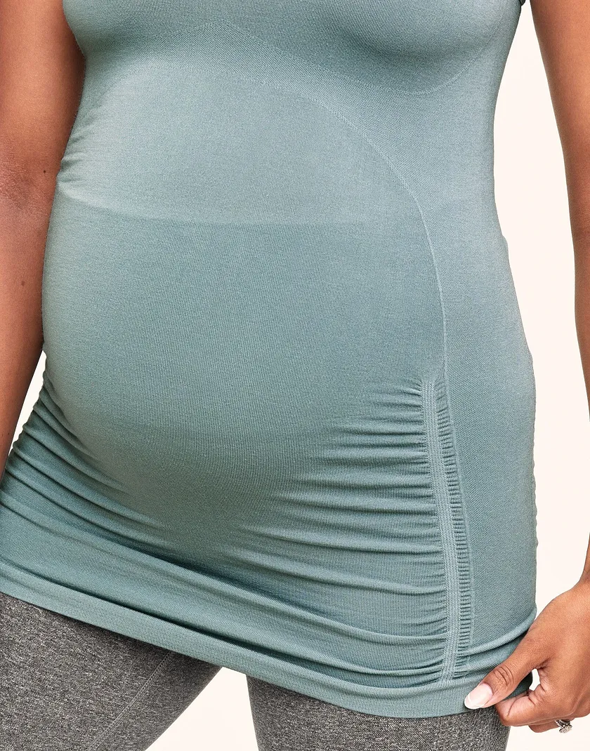 Maternity Tank Gray activewear bundle Model 4