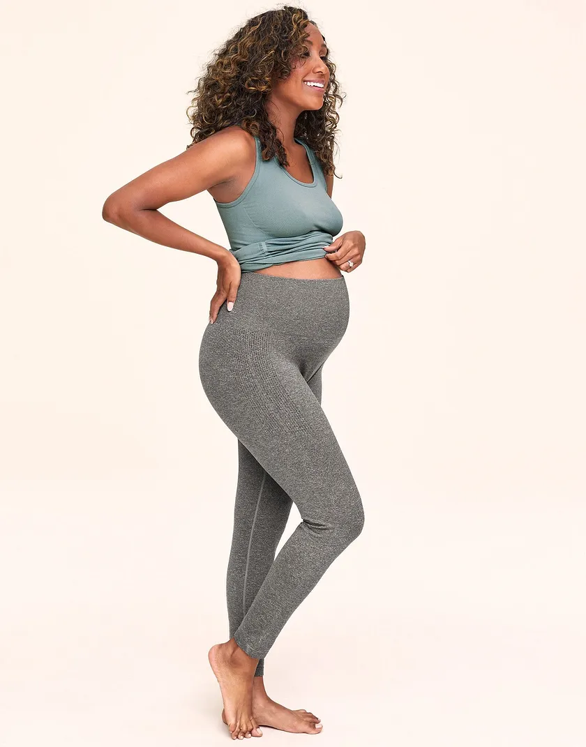 Maternity Tank Gray activewear bundle Model 6