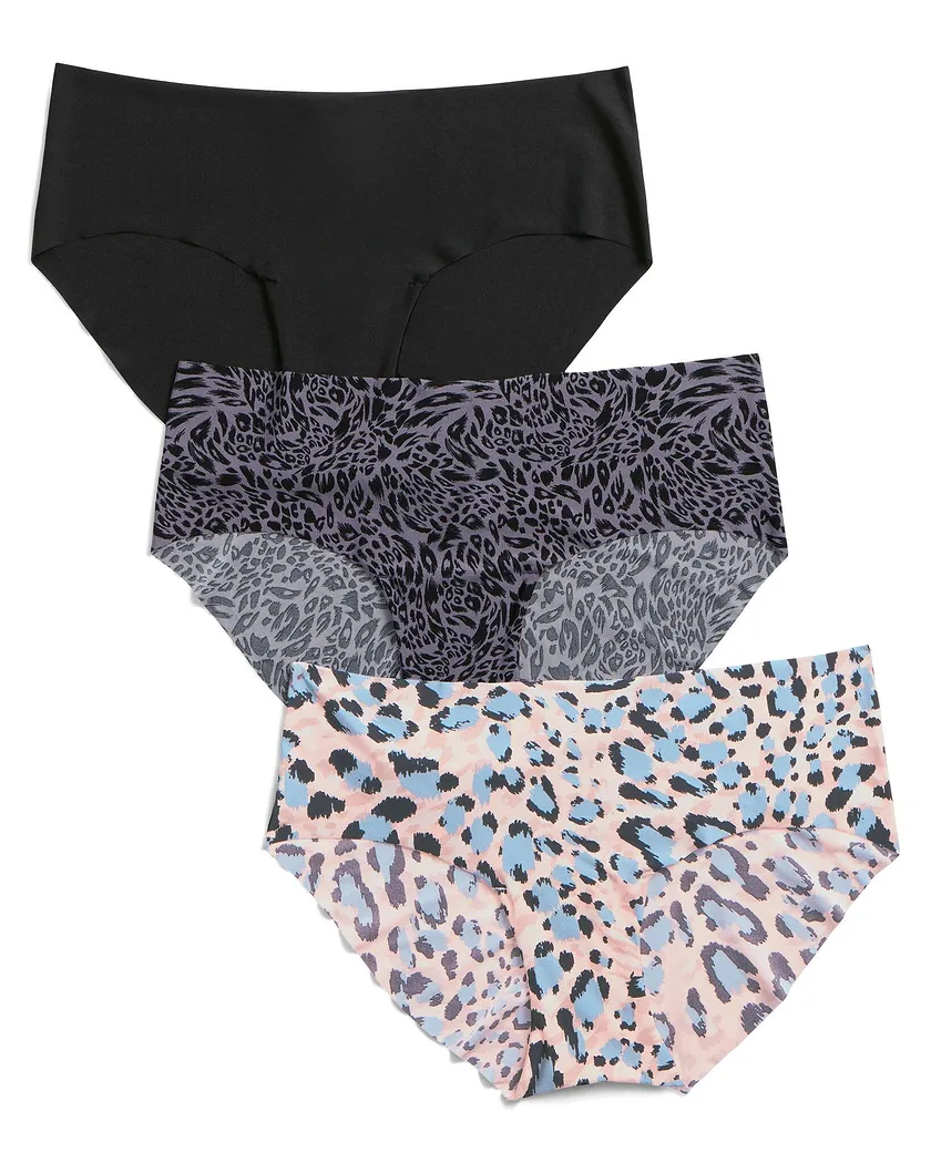 3-Pack Leto Invisible Hipster Black panty pack Still 2