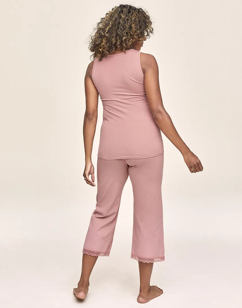 Aura Anytime Tank Medium Pink athleisure bundle Model 4