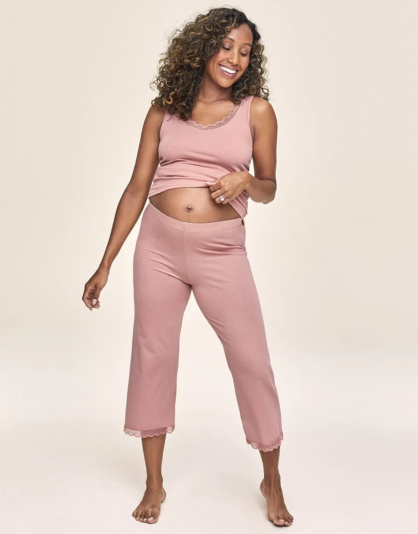 Aura Anytime Tank Medium Pink athleisure bundle Model 3