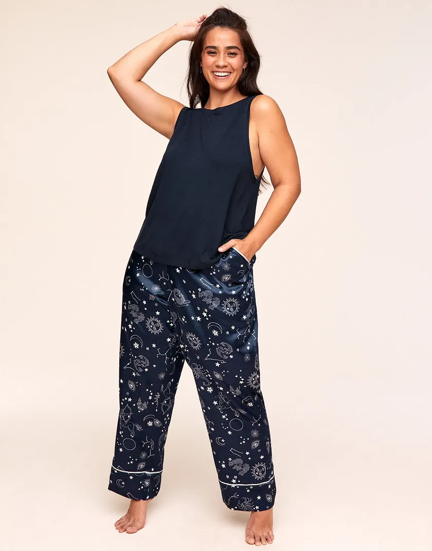 Alania Dark Blue Plus sleepwear bundle Model 2