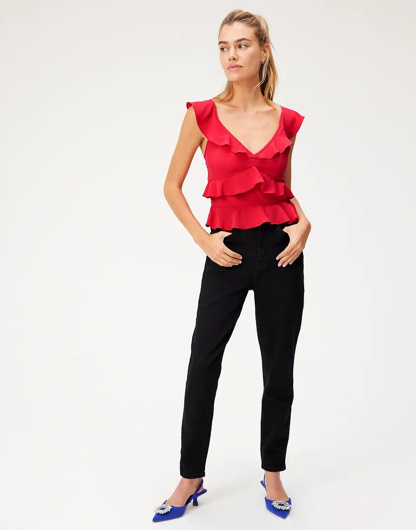 Bay Lake Cami Red tops bundle Model 4